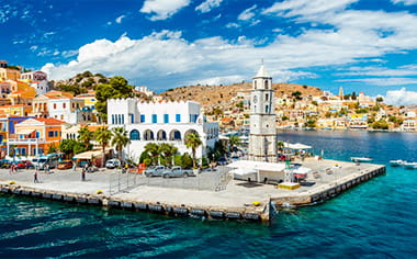 Symi in the Dodecanese, Greece